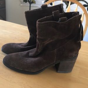 Sam Edelman brown suede boots
